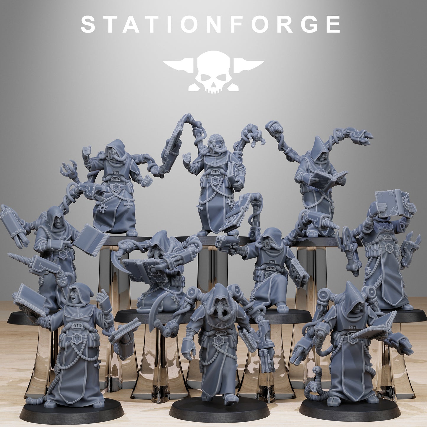 Scavenger Monks x10, Priests, Tech Adepts, Mech Division