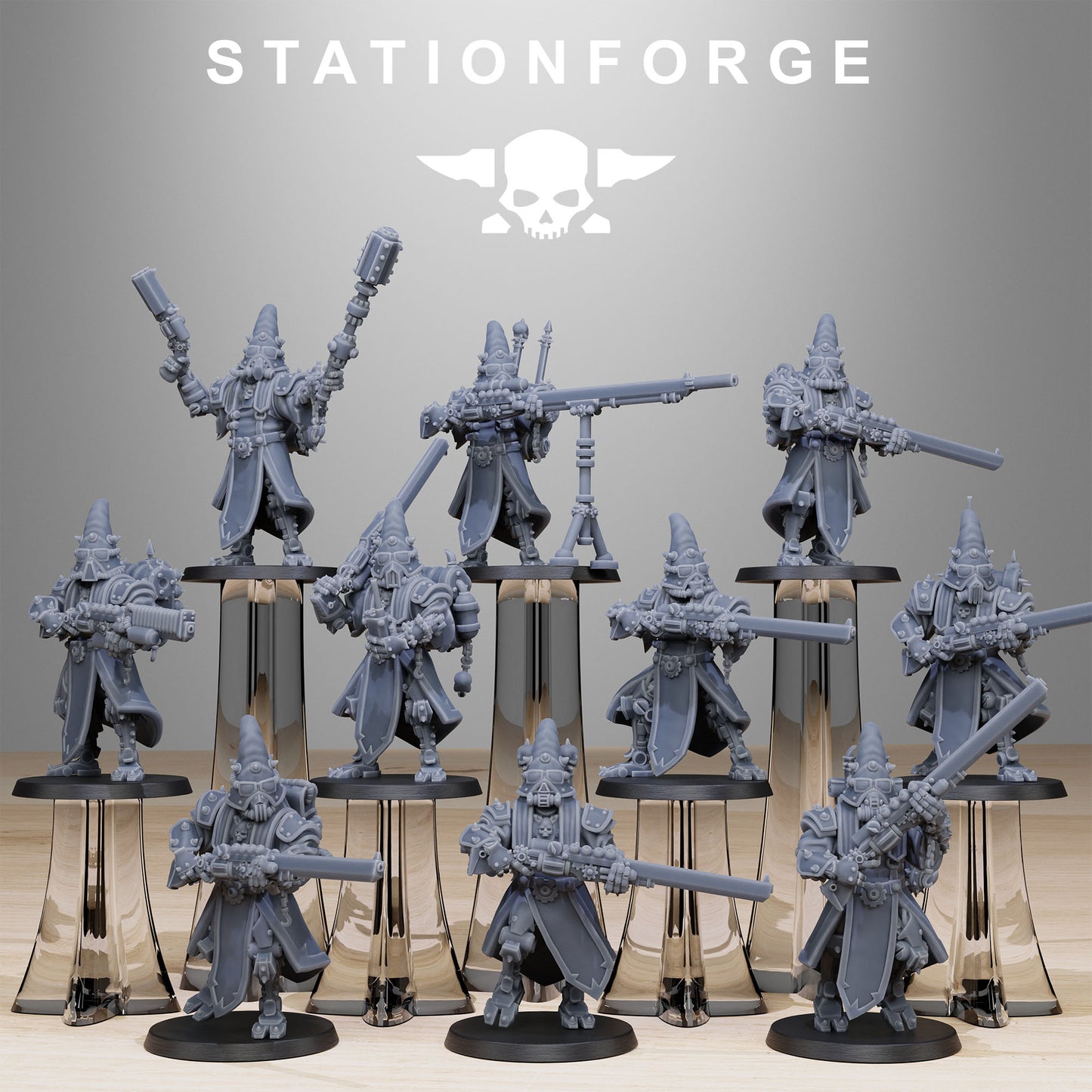 Scavenger Hooded Cultists x 10, Tech Adepts, Mech Division