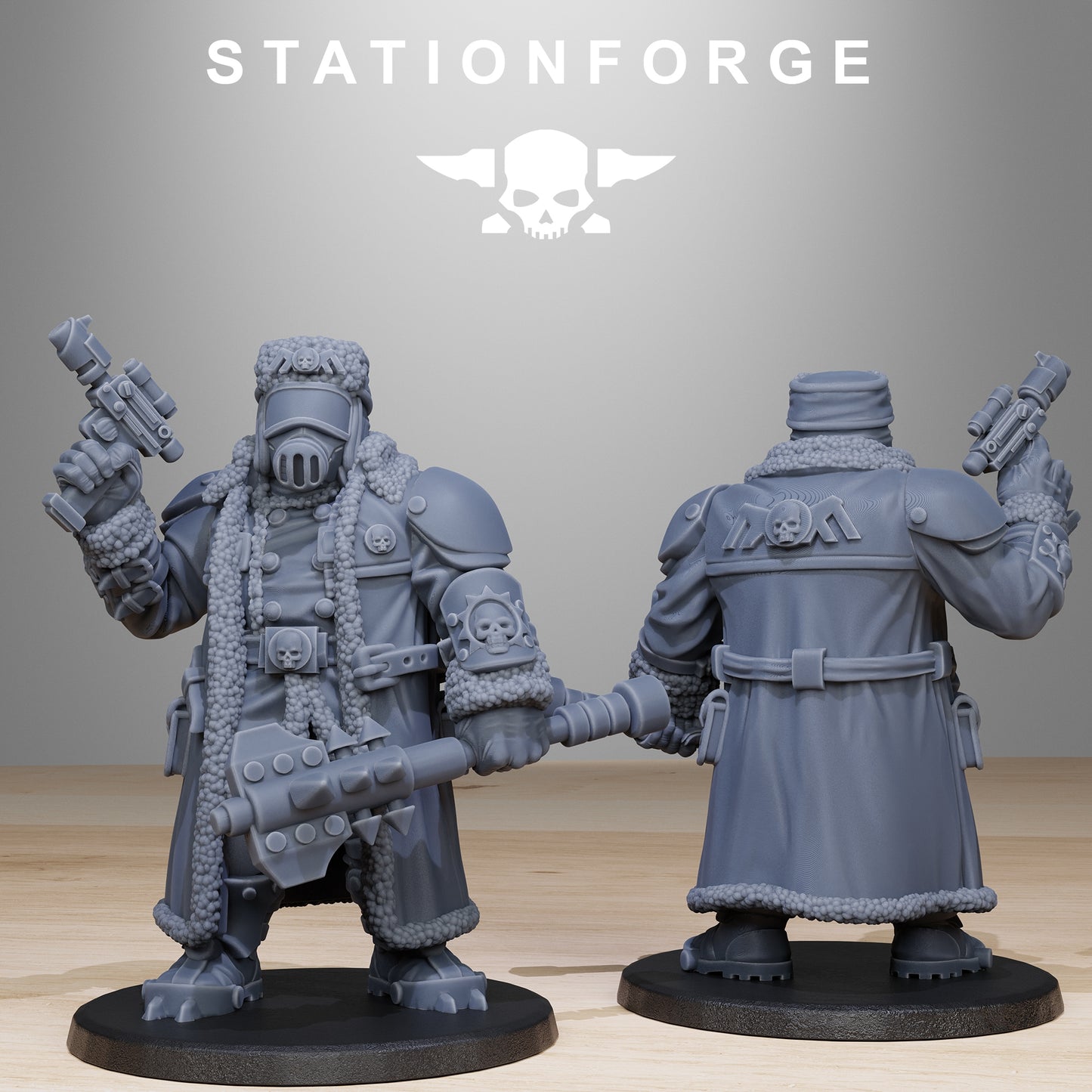 Imperial Ogres of the Grim Guard x 10, Death Division, Frostwatch Mutant Korps