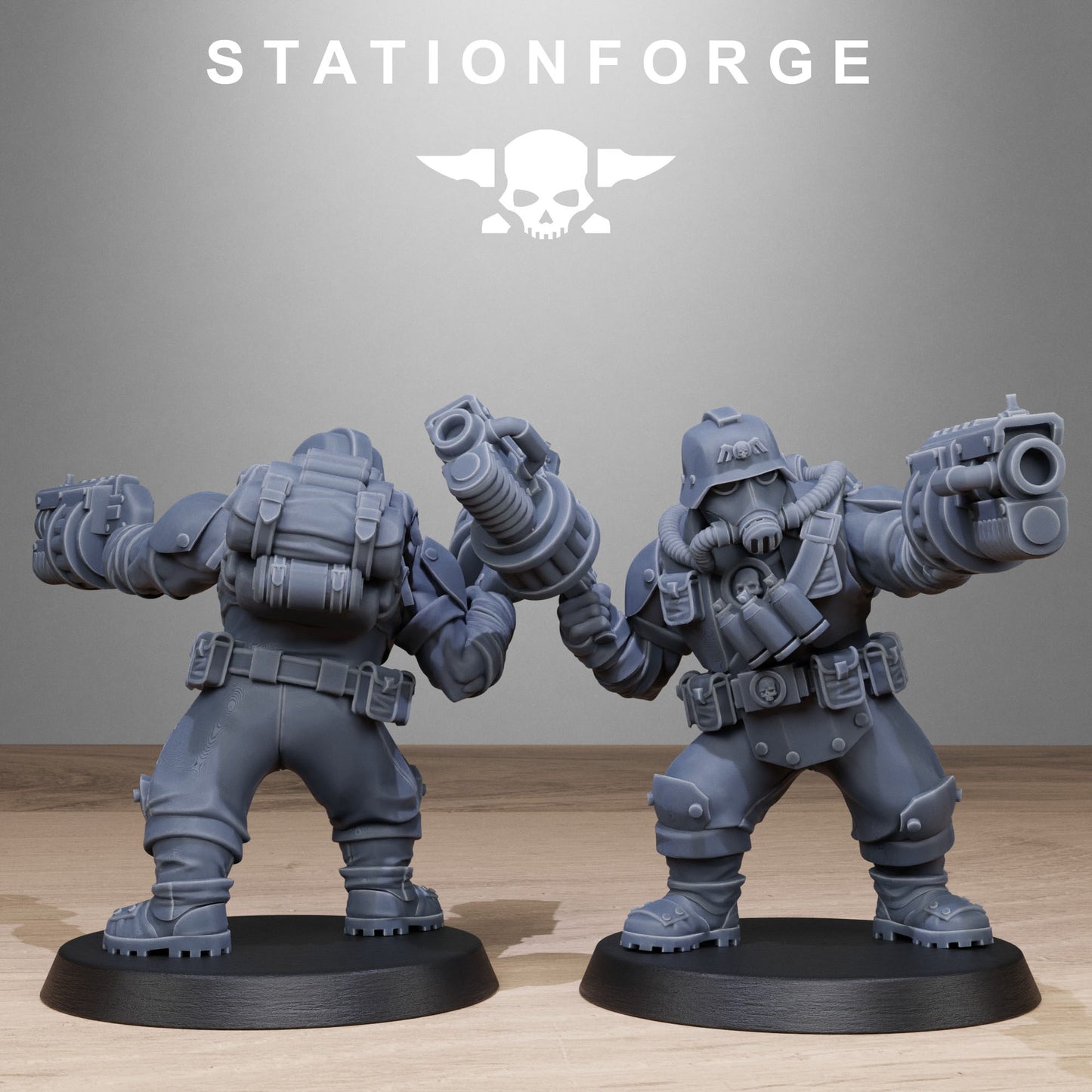 Imperial Ogres of the Grim Guard x 10, Death Division, Jungle Mutant Korps
