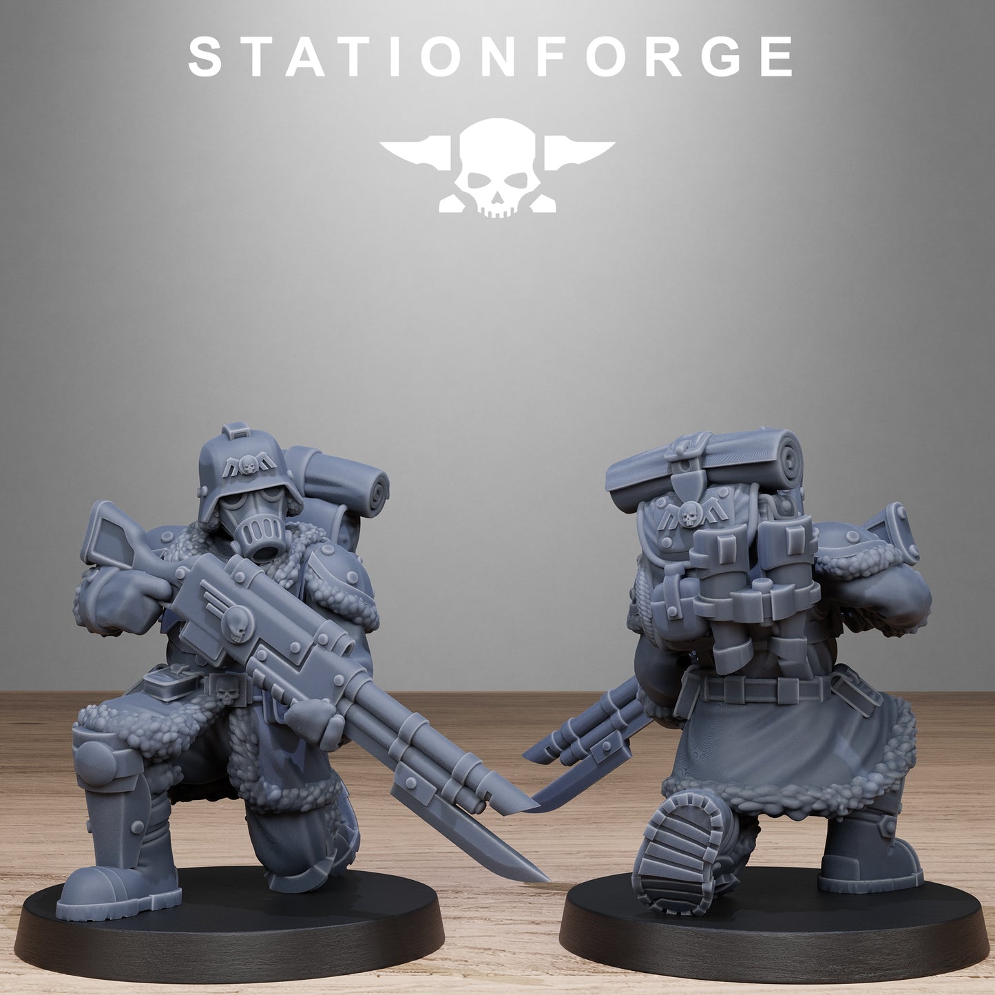 Imperial Soldiers of the Grim Guard x 10, Death Division, Frostwatch Patrol