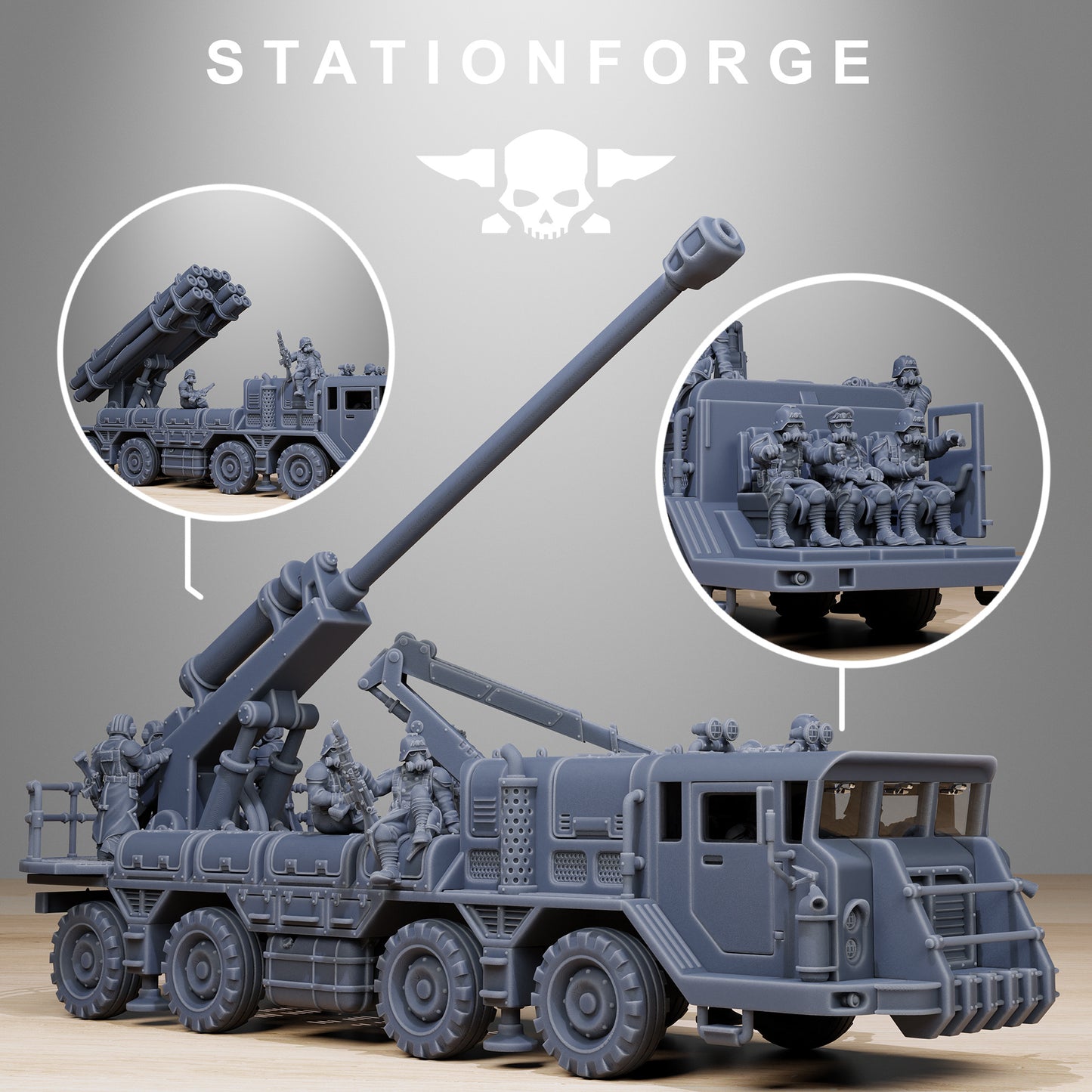 Imperial Soldiers of the Grim Guard, Death Division, Artillery Korps Vehicle
