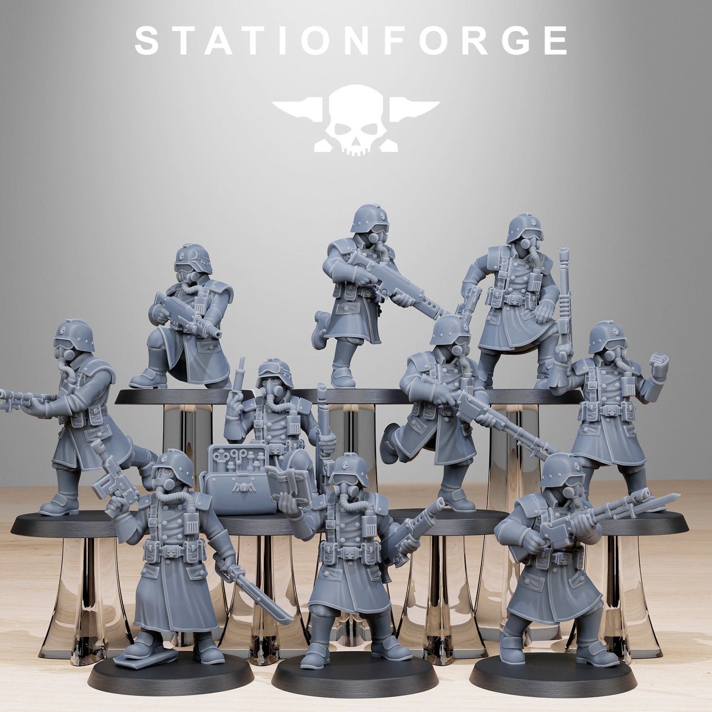 Imperial Soldiers of the Grim Guard x 10, Militant Division