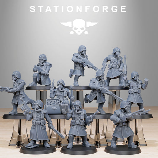 Imperial Soldiers of the Grim Guard x 10, Militant Division