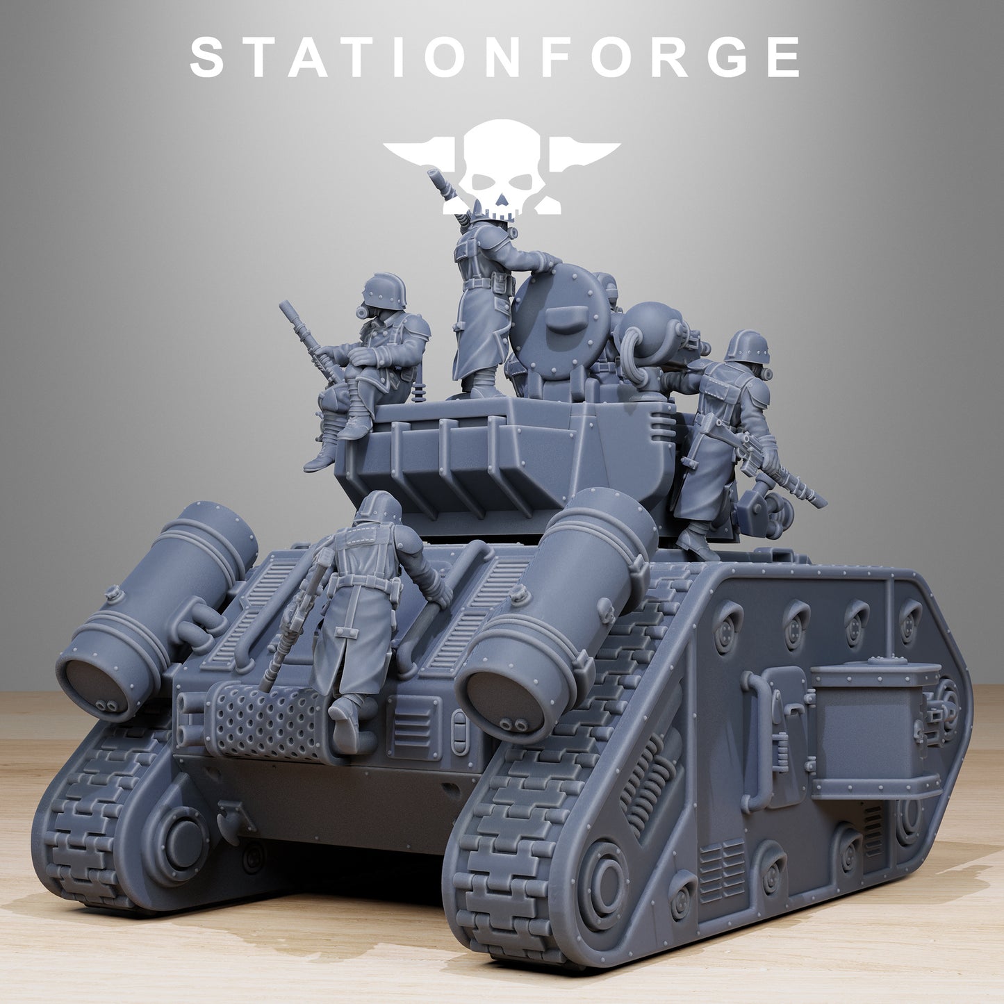 Light Imperial Battle Tank of the Grim Guard 2.0 Death Division, Russ Korps