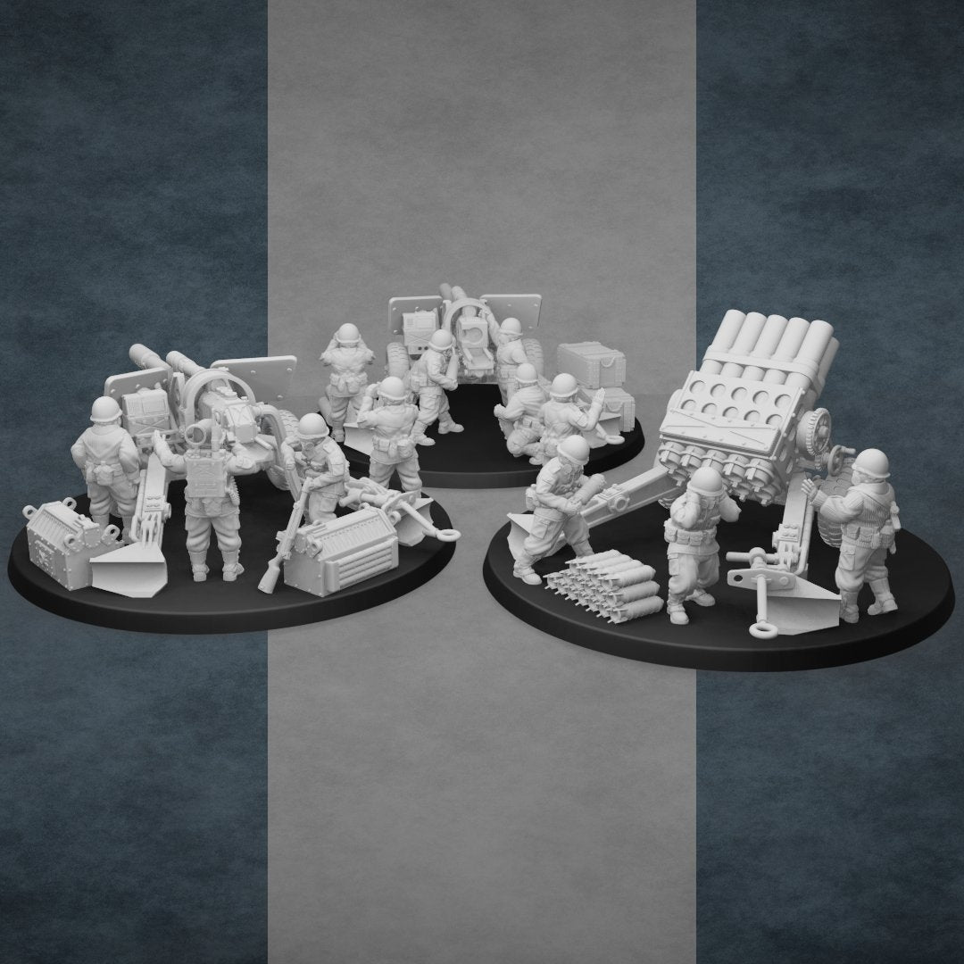 Light Artillery of the Starborne Guard x 3, Earthshaker Division