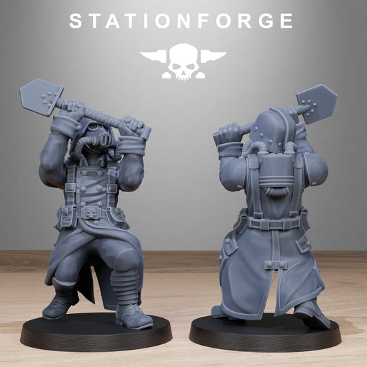 Imperial Shovel Fighters of the Grim Guard x10, Death Division, Fighters Korps