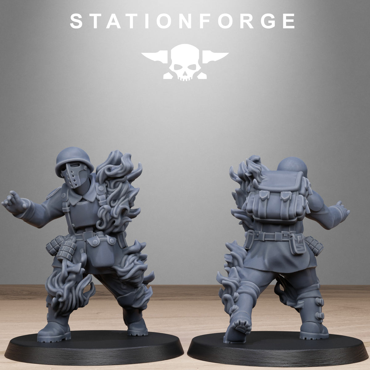 Fallen Soldiers of the Free Guard x 10, Imperial Division, Wounded Korps