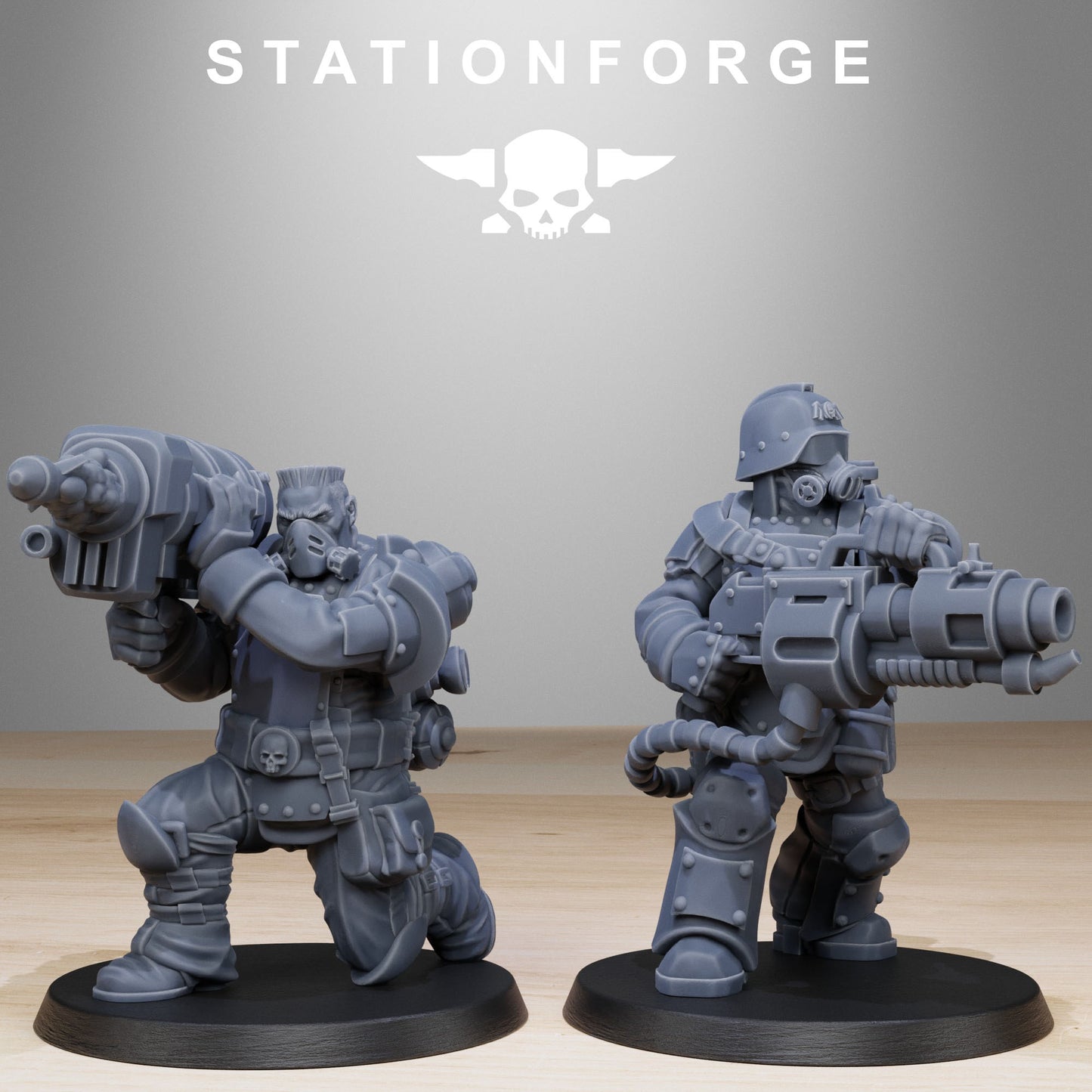 Imperial Soldiers of the Grim Guard x 10, Death Division, Armoured Korps