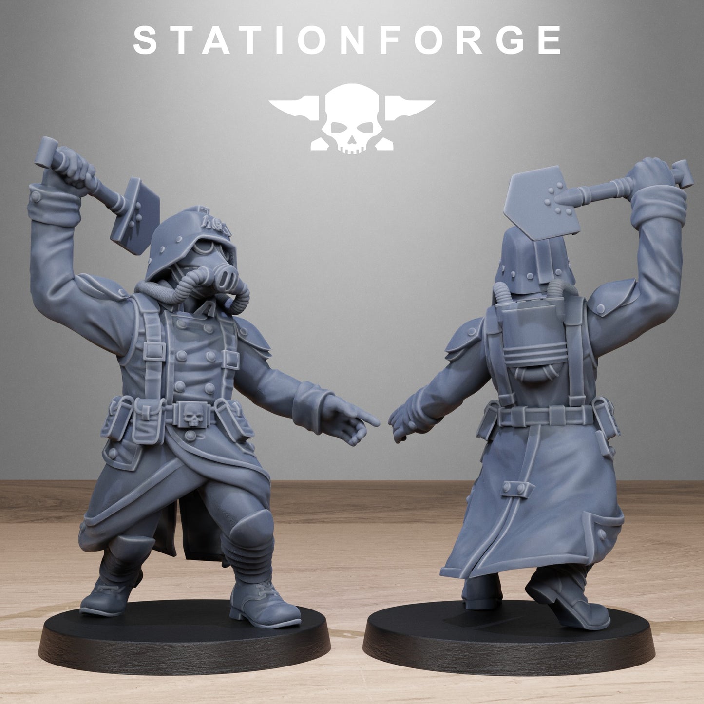 Imperial Shovel Fighters of the Grim Guard x10, Death Division, Fighters Korps