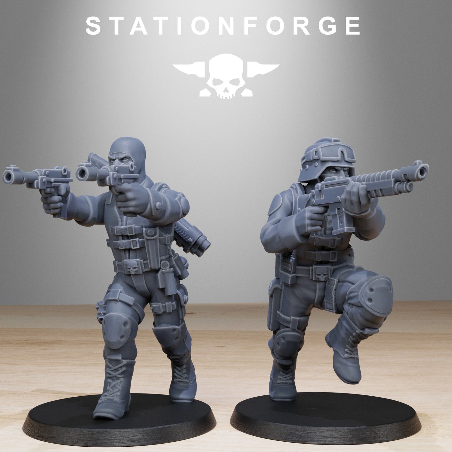 Imperial Soldiers of the Grim Guard x 10, Death Division, Counter Terrorist Korp