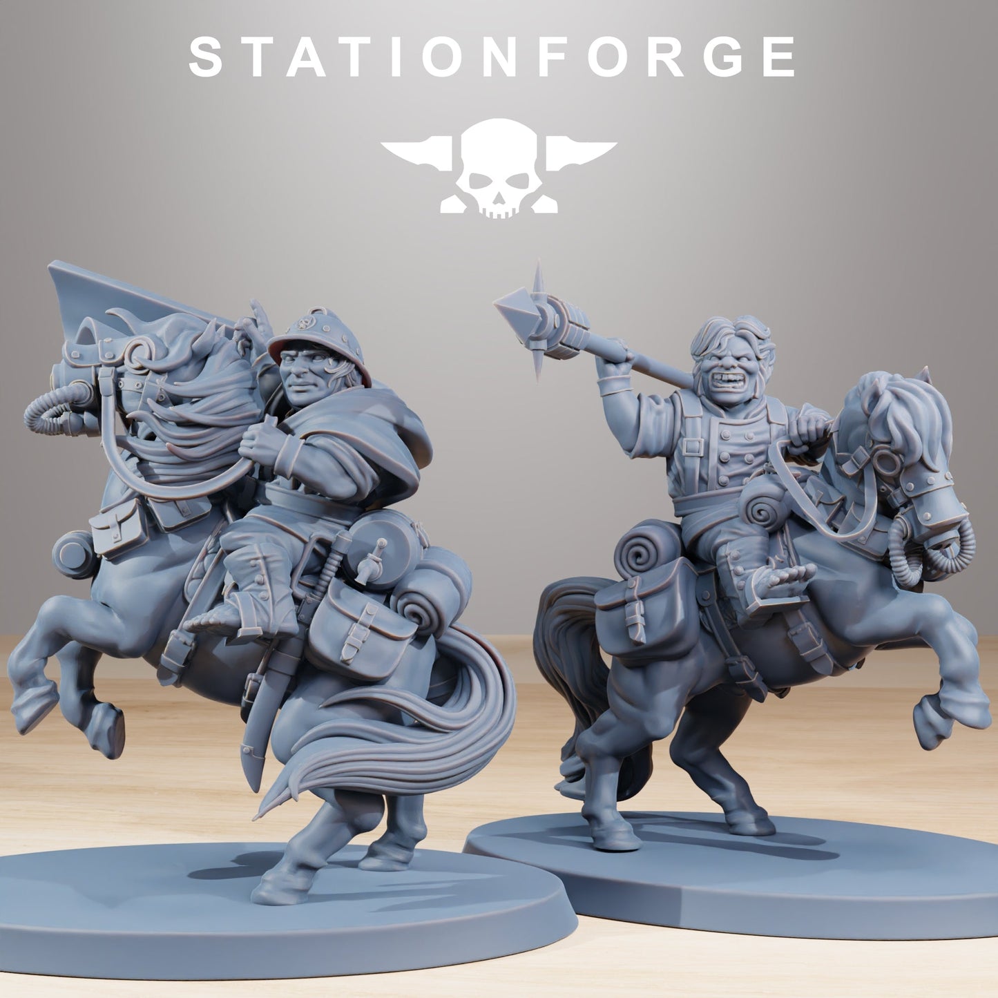 Pony Cavalry Riders of the Grim Guard x 10, Rough Ground Division, Cavalry Korps