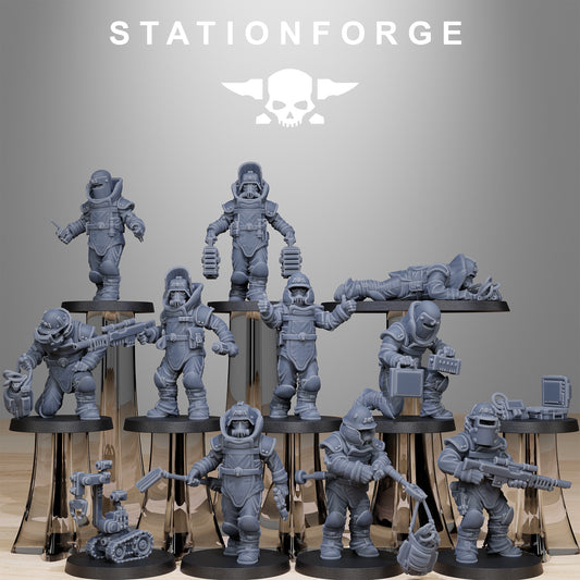 Imperial Soldiers of the Grim Guard x12, Death Division, Bomb Korps
