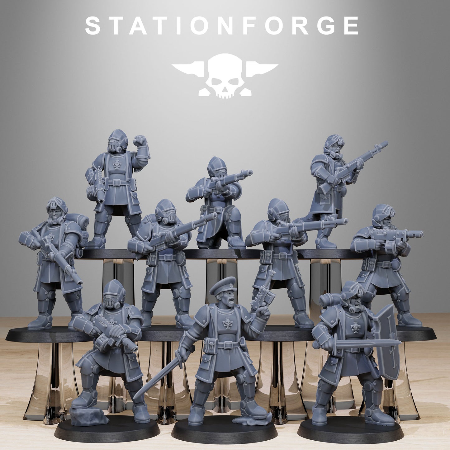 Imperial Soldiers of the Royal Guard x 10, Patrol Division