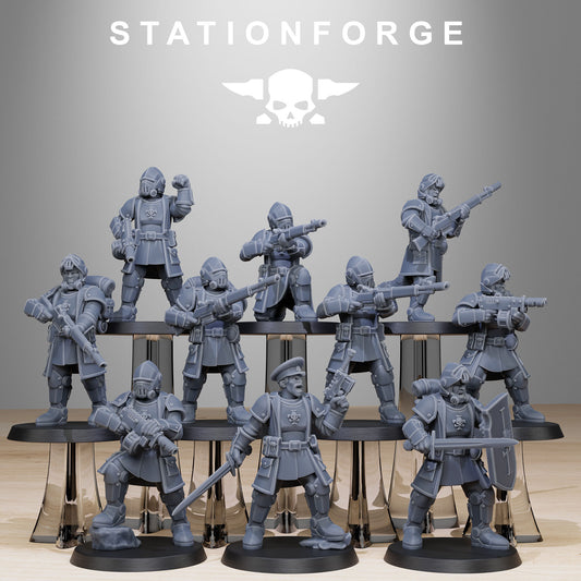 Imperial Soldiers of the Royal Guard x 10, Patrol Division