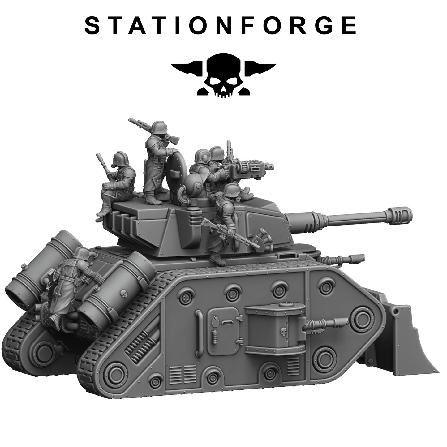 Light Imperial Battle Tank of the Grim Guard 2.0 Death Division, Russ Korps