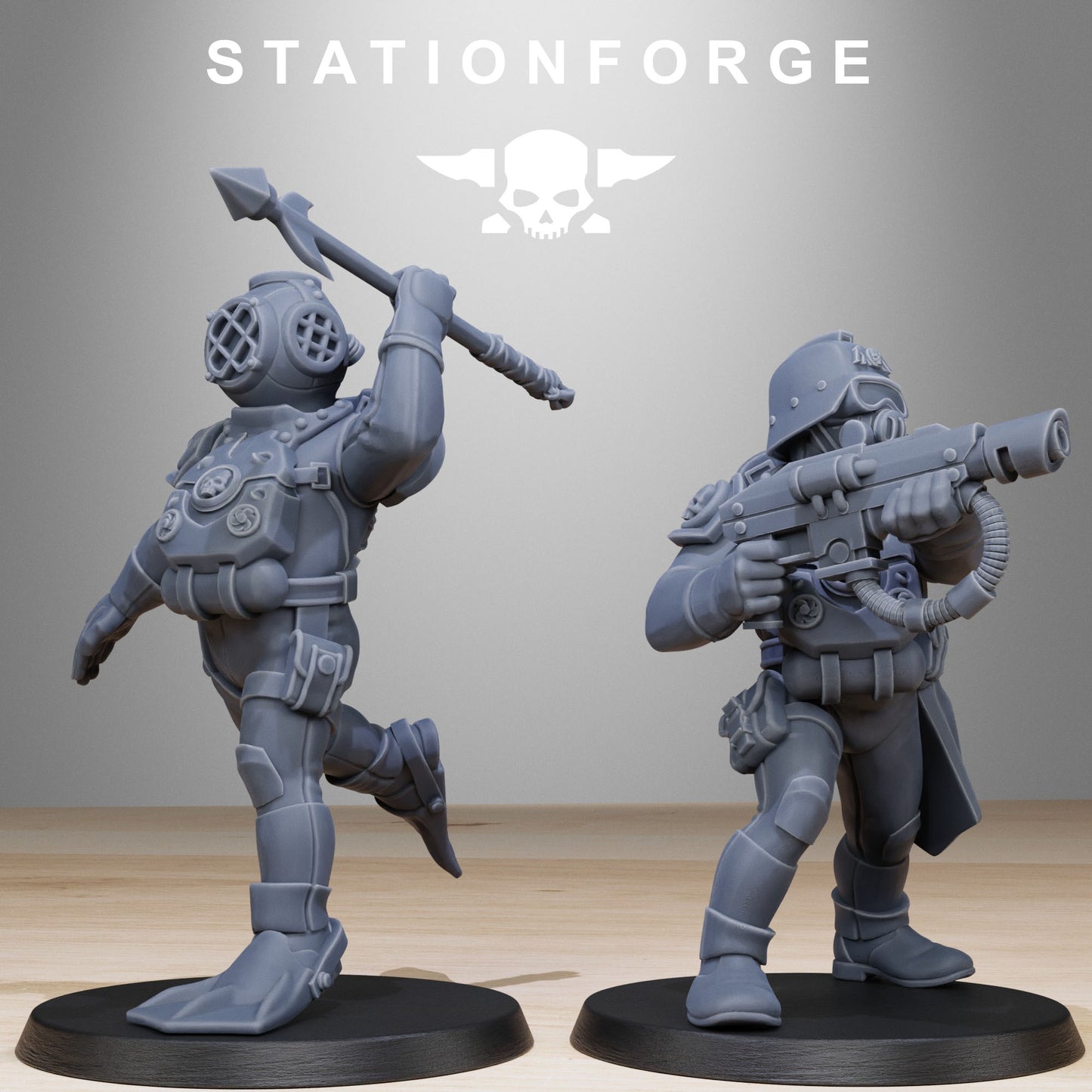 Imperial Soldiers of the Grim Guard x 10, Death Division, Diver Korps