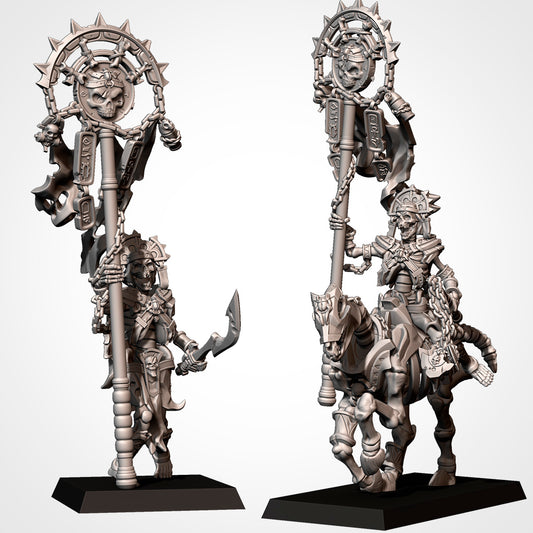 Armies of the Sand - Standard Bearer Multipack, Tomb Legions, Kings Chosen