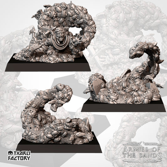 Armies of the Sand - Beetle Swarms x 3, Tomb Guards, Kings Chosen