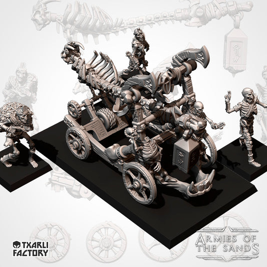 Armies of the Sand - Bone Catapult, Tomb Artillery, Skull Kings