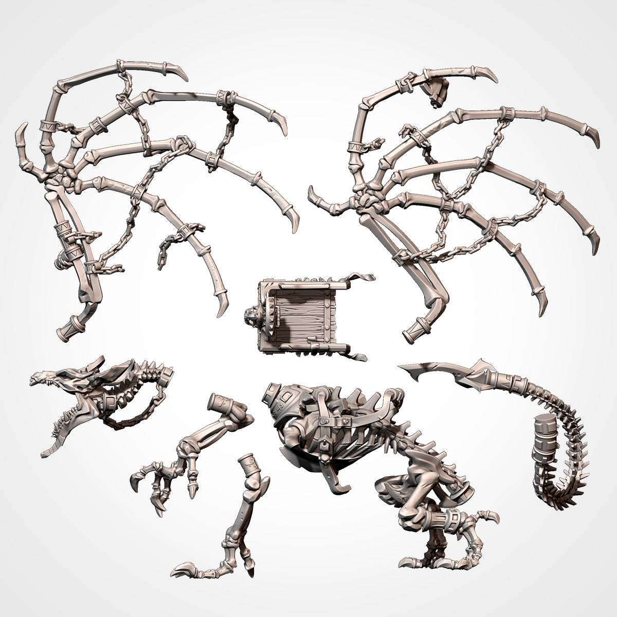 Armies of the Sand - Bone Dragon, Tomb Lord, Kings Chosen