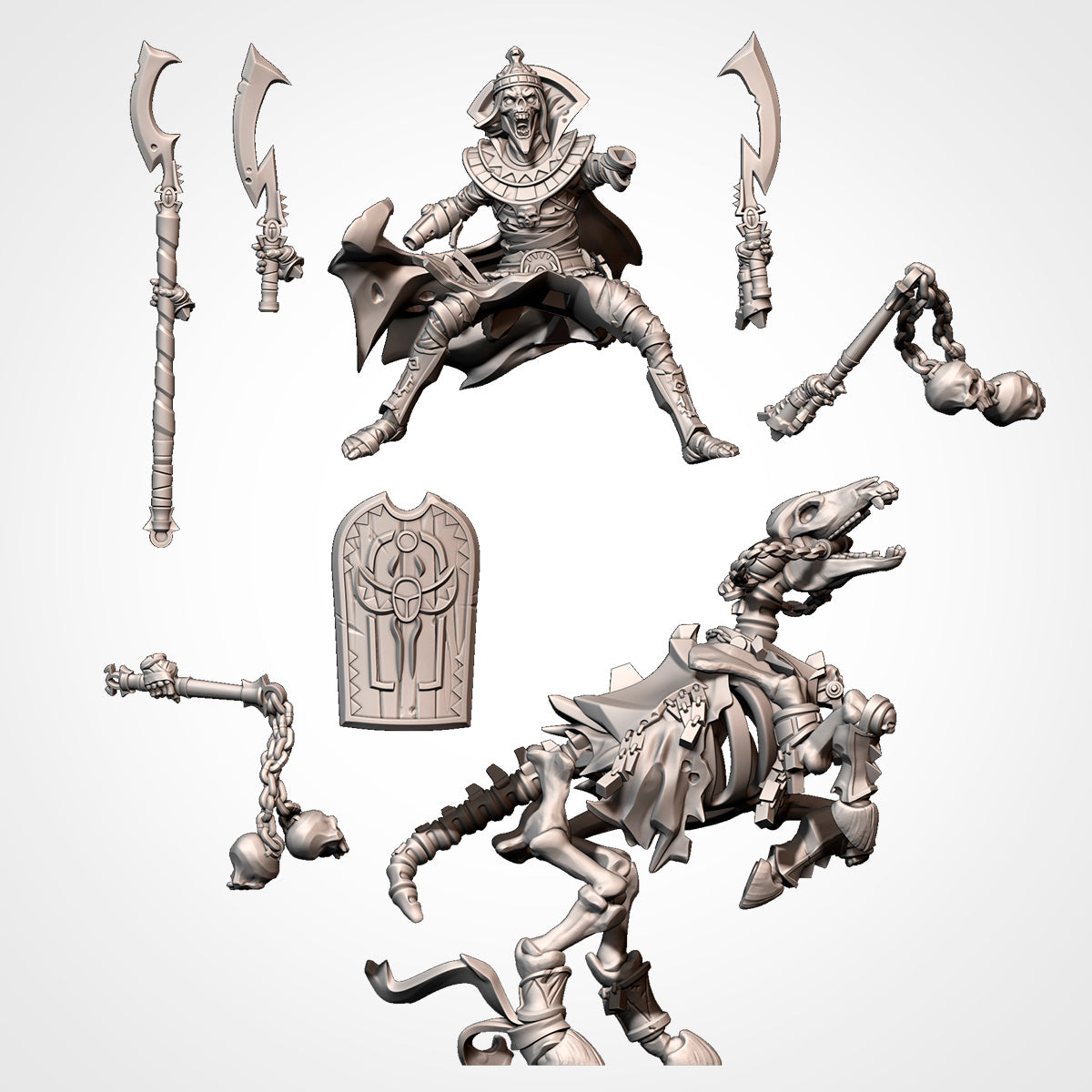 Armies of the Sand - Prince Multipack, Tomb Legions, Kings Chosen