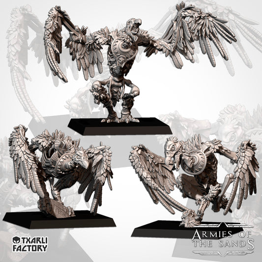 Armies of the Sand - Undead Vultures x 3, Tomb Guards, Kings Chosen