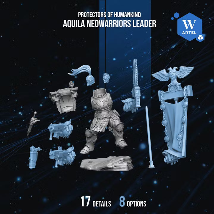 Artel W, Protectors Of Humankind, Aquila Neowarrior Leader, Thunder Cohort