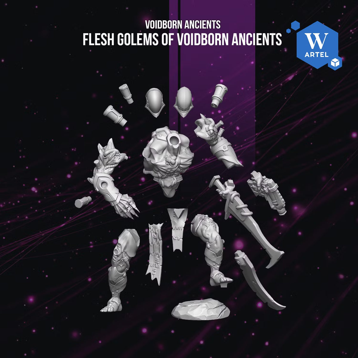 Artel W, Dark Voidborn Ancients, Flesh Golems, Grotesque Monstrosity, Coven