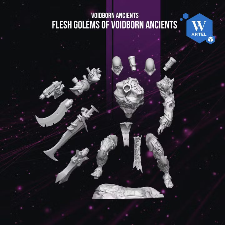 Artel W, Dark Voidborn Ancients, Flesh Golems, Grotesque Monstrosity, Coven