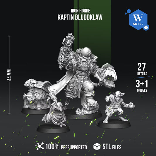 Share Artel W, Iron Horde, Kaptin Bluddklaw, Flash Orc Boss, Pirate