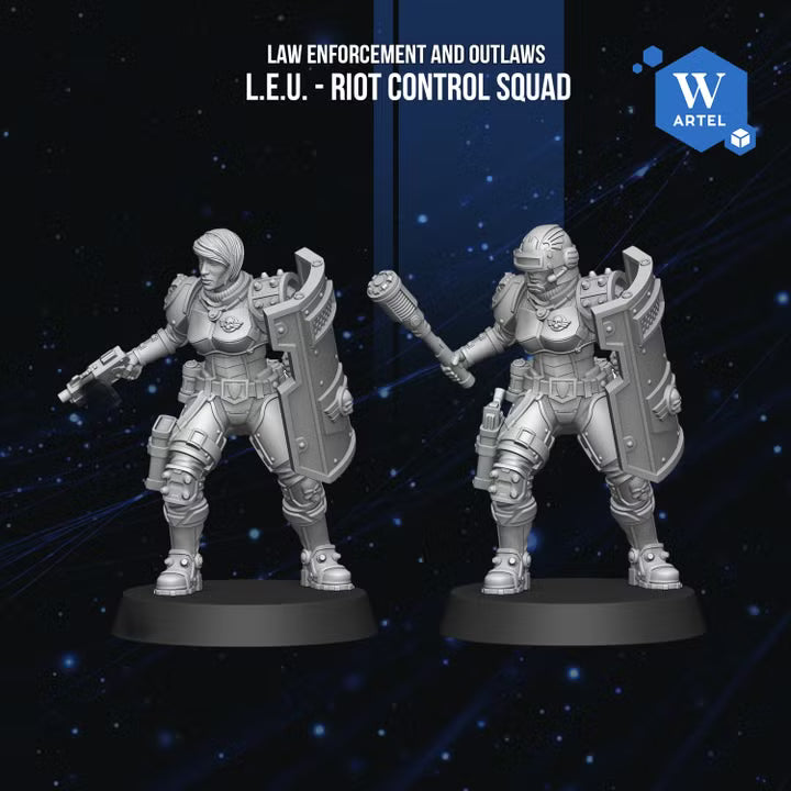 Artel W, Inquisition, Riot Control Squad x 10, Imperial Law Enforcment Agents