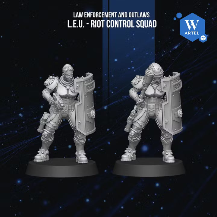 Artel W, Inquisition, Riot Control Squad x 10, Imperial Law Enforcment Agents