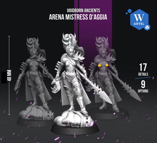 Artel W, Dark Voidborn Ancients, Arena Mistress D'aggia, Eldar Ones, Succubus
