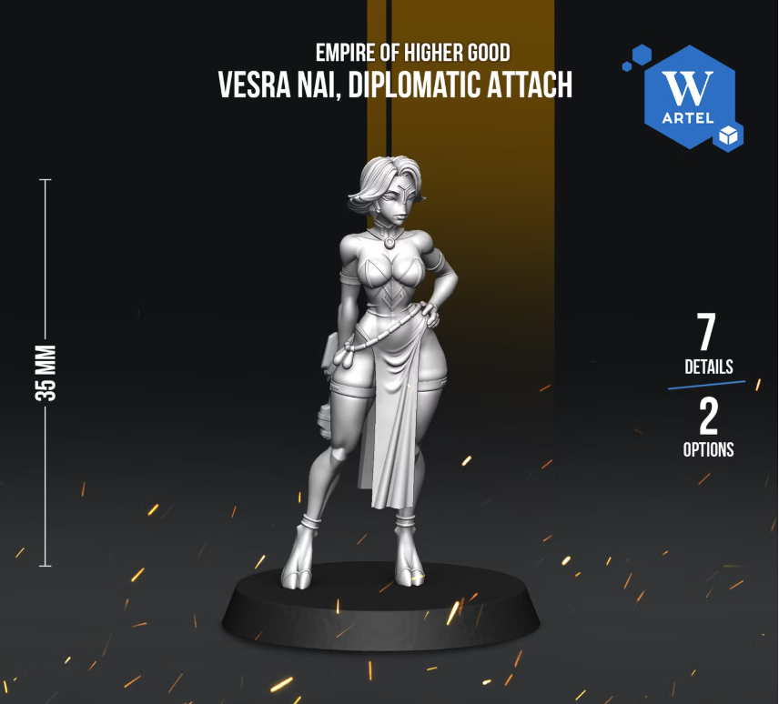 Artel W, Empire Of Higher Good, Vesra Nai, Greater Diplomatic Attach