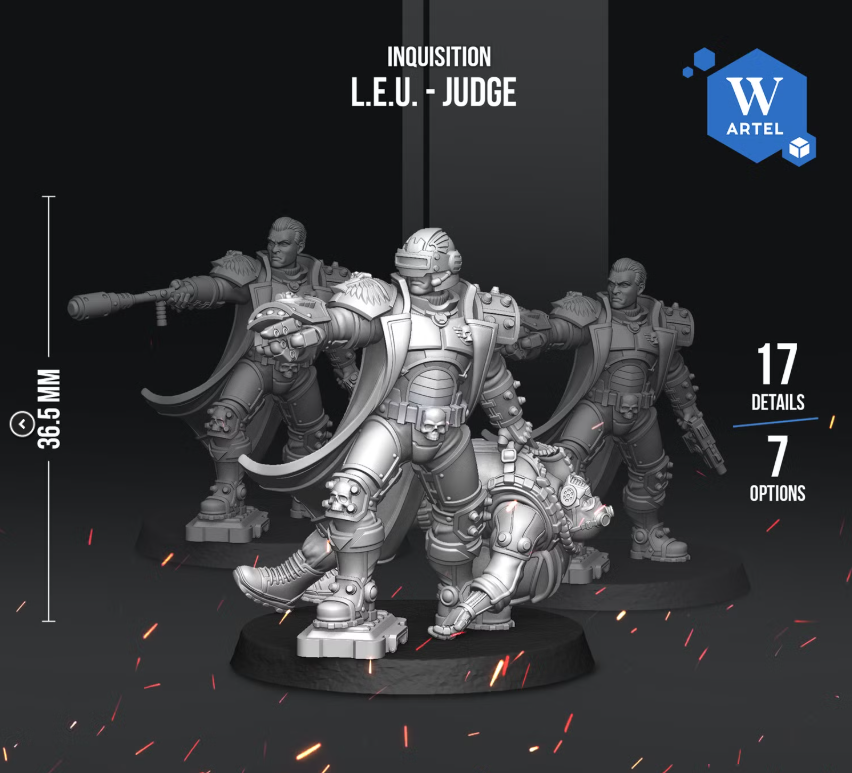 Artel W, Inquisition, L.E.U Judge, Adeptus Abritrator