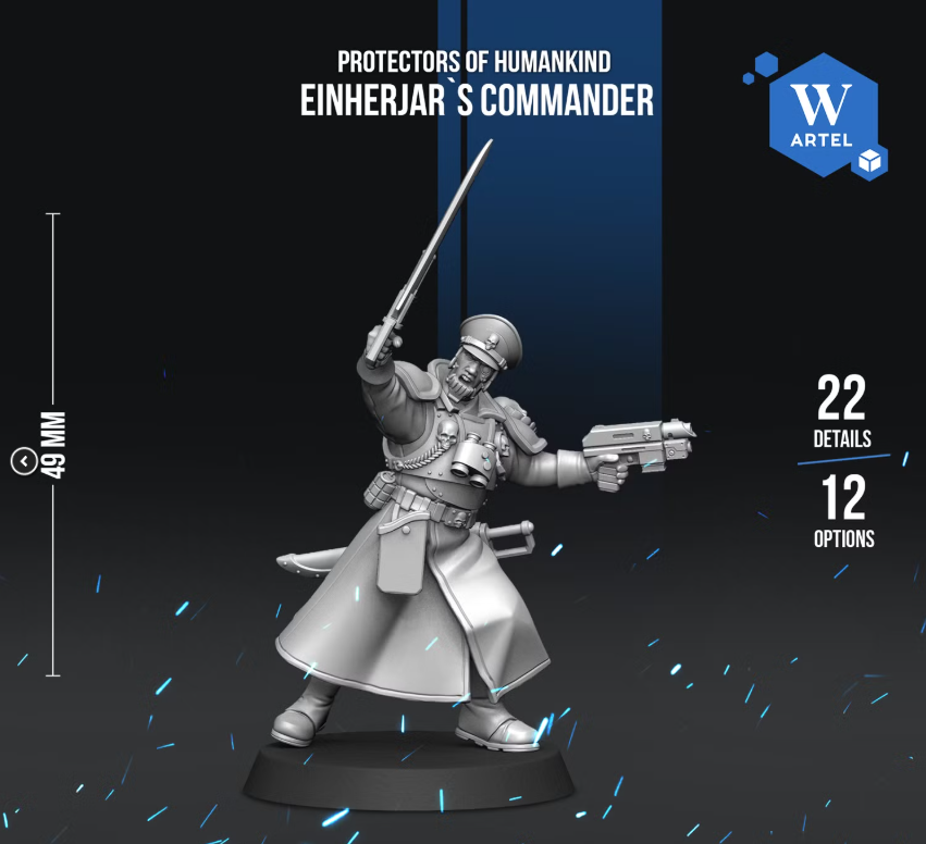 Artel W, Protectors Of Humankind, Guard Commisar, Einherjar Commander