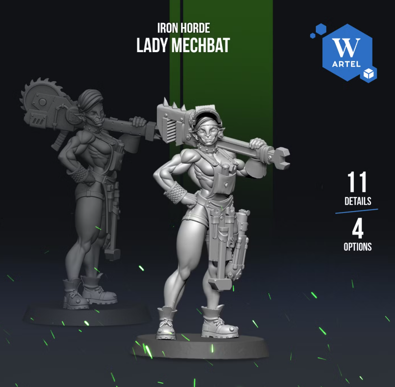 Artel W, Iron Horde, Lady Mechbat, Orc Mechanic