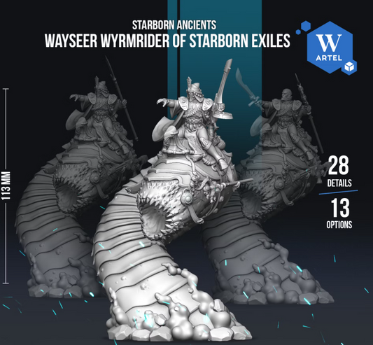 Artel W, Starborn Exiles, Wayseer Wyrmrider, Warlock, Elder Ones