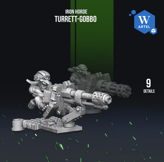 Artel W, Iron Horde, Turret Gobbo, Mec, Orc