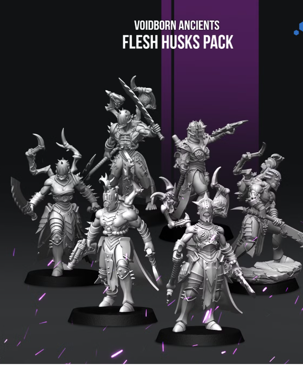 Artel W, Dark Voidborn Ancients, Flesh Husks, Wracked Warriors x 5, Coven