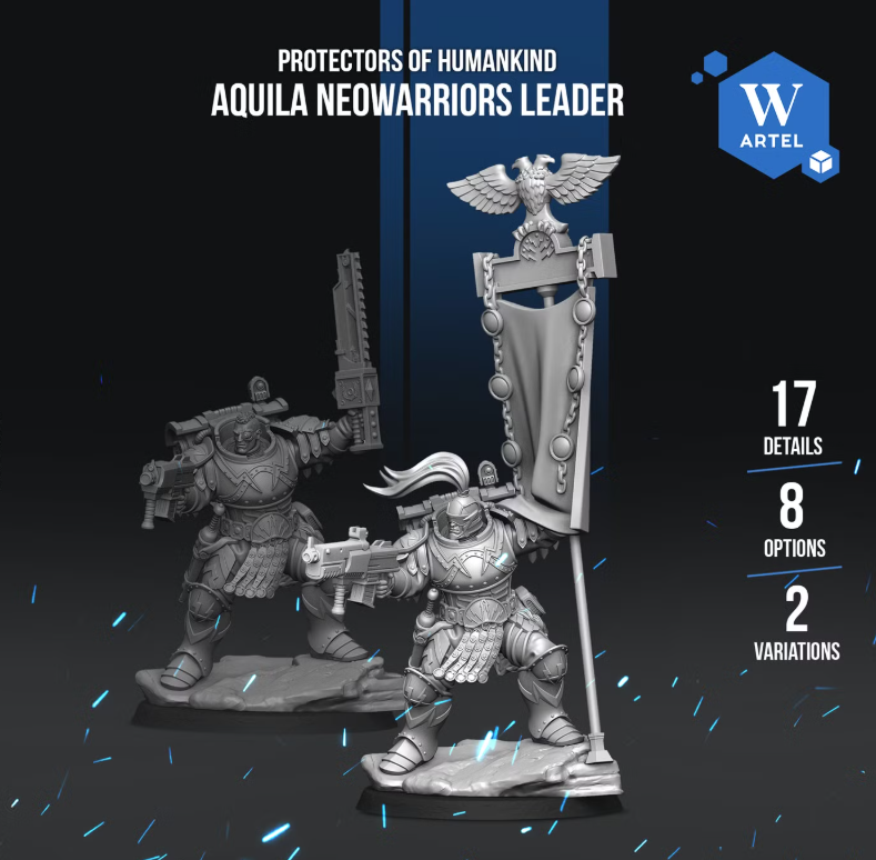 Artel W, Protectors Of Humankind, Aquila Neowarrior Leader, Thunder Cohort
