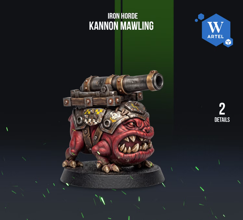Artel W, Iron Horde, Mawling Pack, Beasts, Orc Pirate