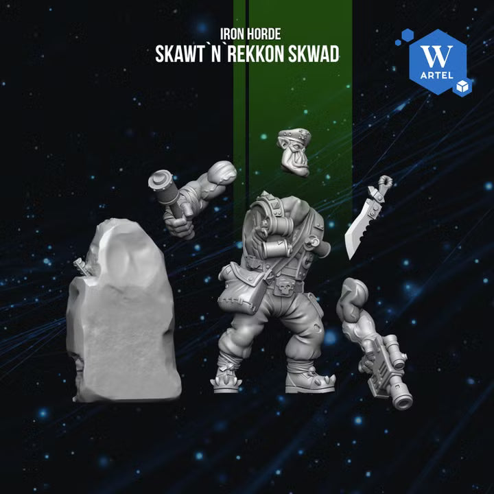 Artel W, Iron Horde, Skawt’n’Rekkon Skwad, Orc Commandos