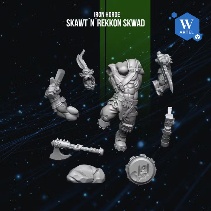 Artel W, Iron Horde, Skawt’n’Rekkon Skwad, Orc Commandos