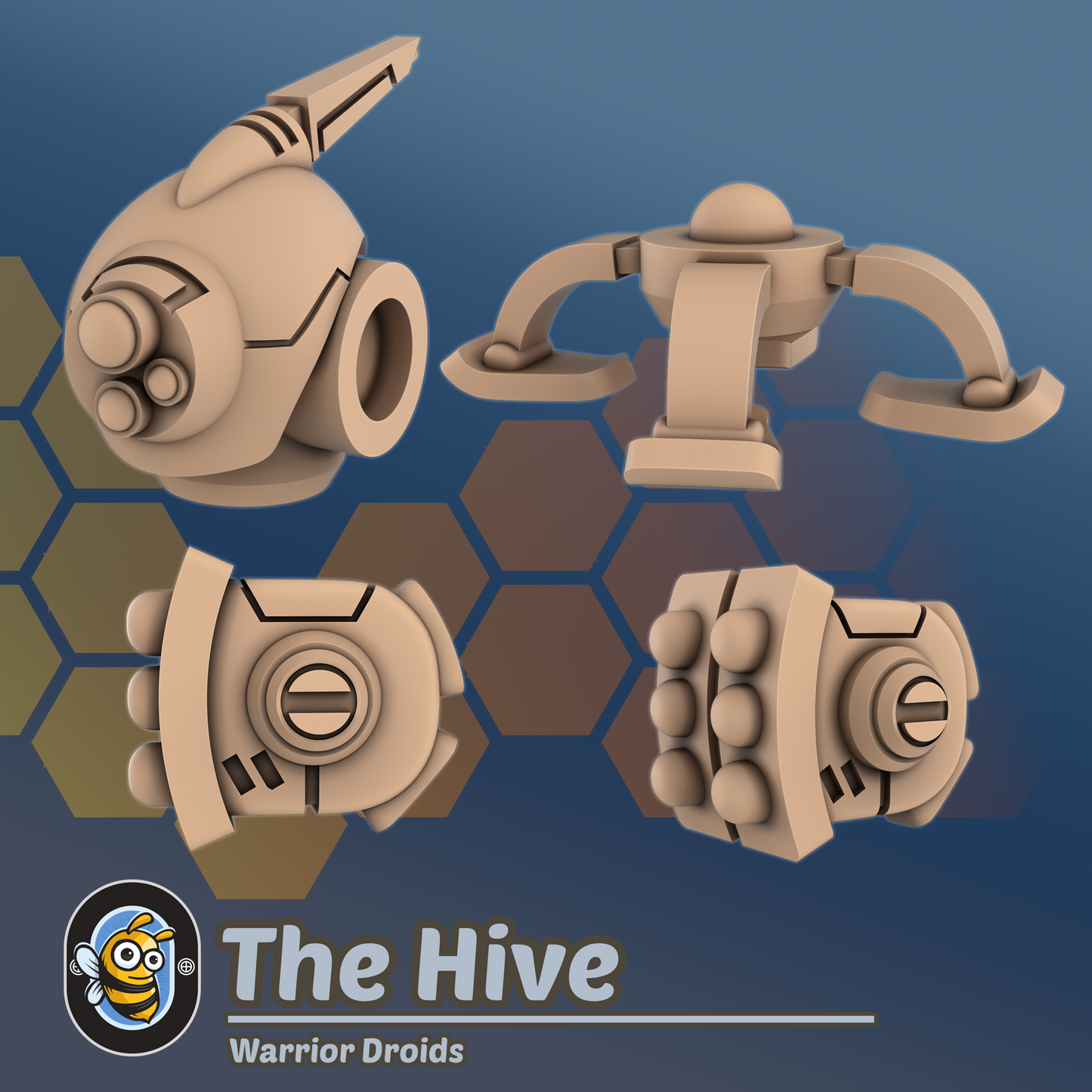 Greater Good Rifle Droid Warriors x 10, Fire Team, The Hive