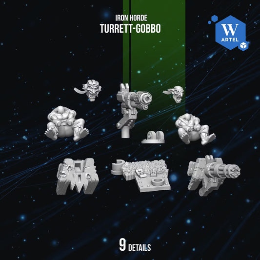 Artel W, Iron Horde, Turret Gobbo, Mec, Orc