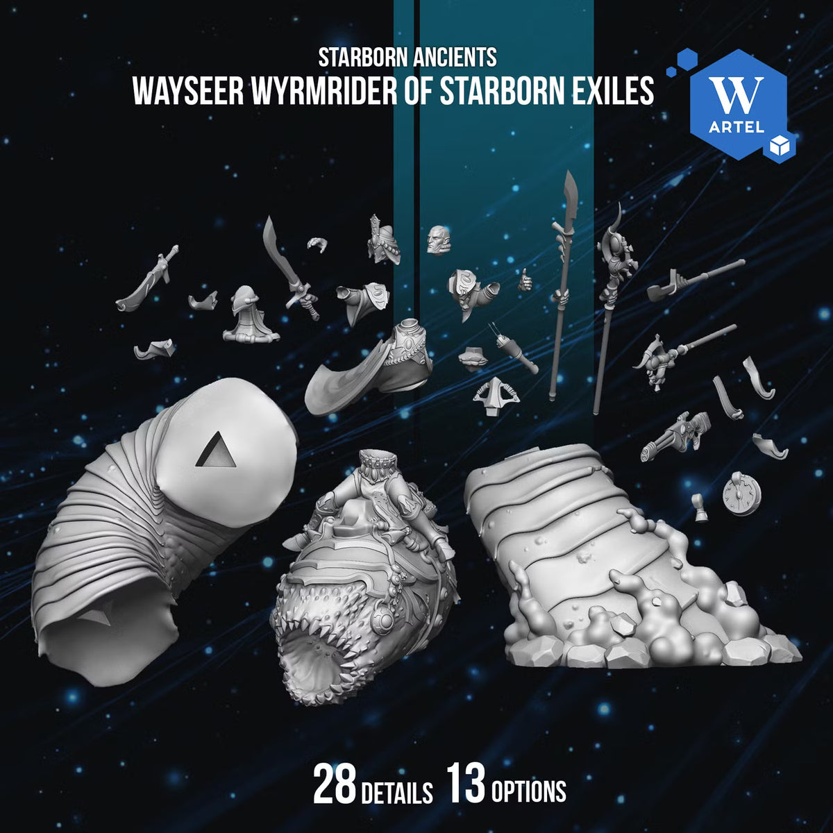 Artel W, Starborn Exiles, Wayseer Wyrmrider, Warlock, Elder Ones