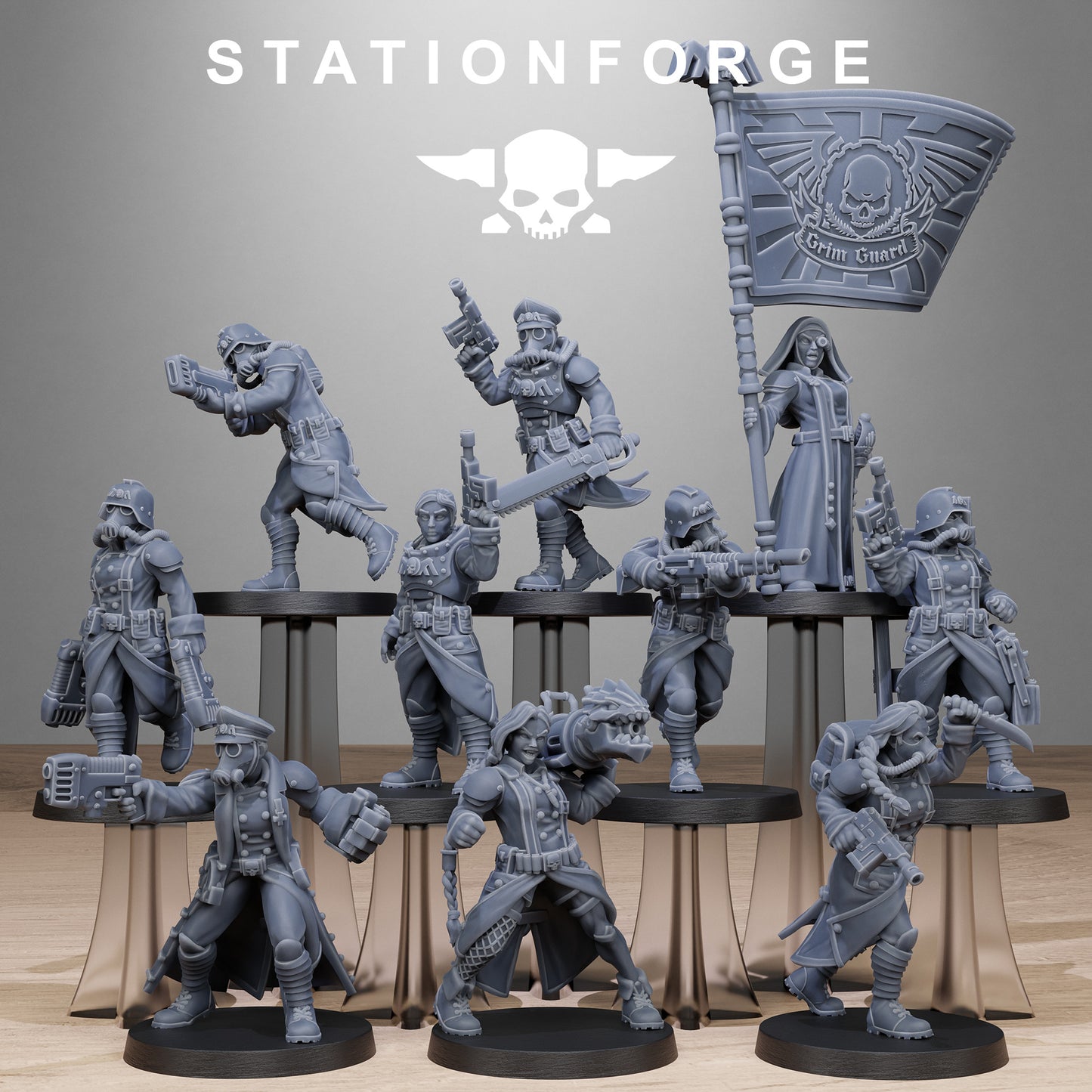 Imperial Sisters of the Grim Guard x10, Death Division, War Korps