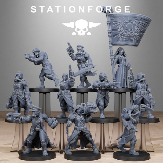 Imperial Sisters of the Grim Guard x10, Death Division, War Korps